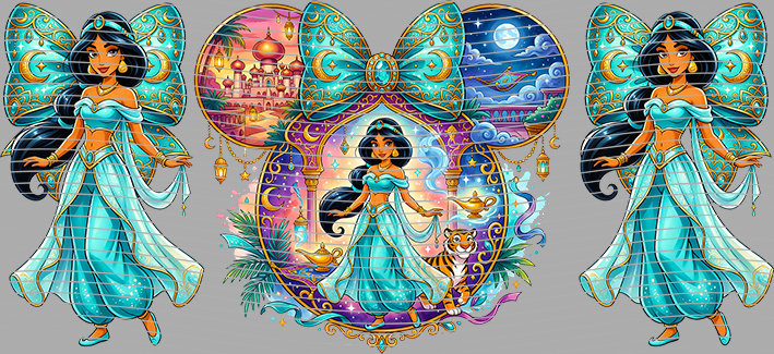 16oz Disney style-D-2257